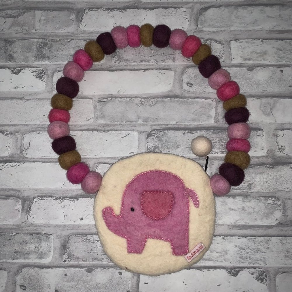 En Gay and Sir Felted Elephant Shoulder Bag